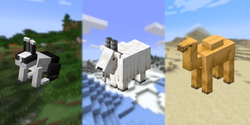 Discover Minecraft Animals: Rabbits, Camels, and Goats